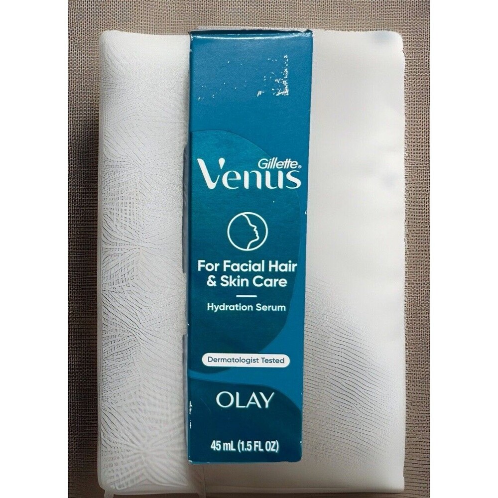 Gillette Venus Facial Hair & Skin‎ Hydration Serum Hyaluronic Acid 1.5 Oz